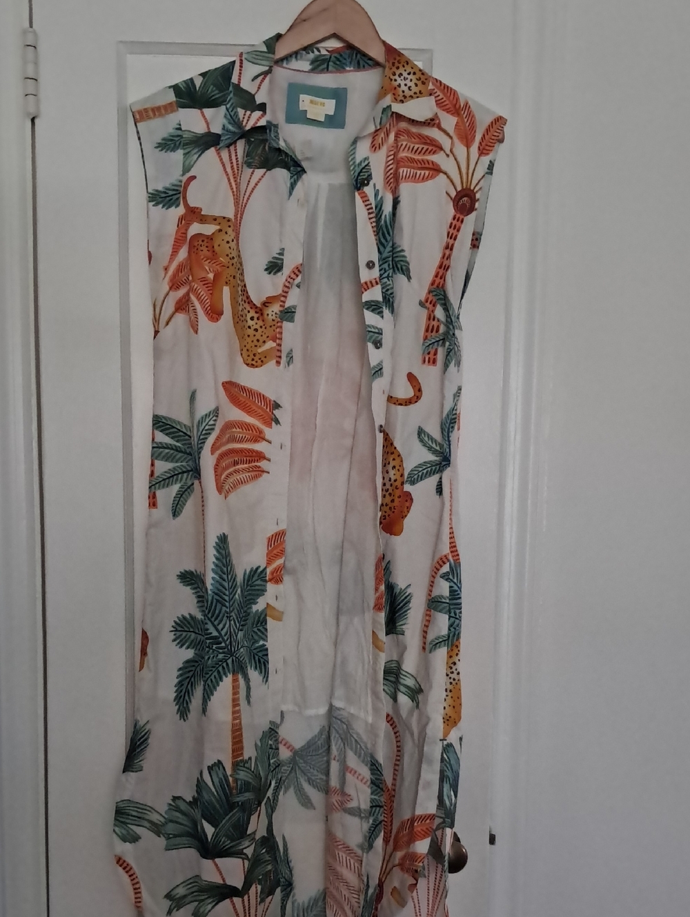 Anthropologie Maeve Cheetah Jungle Dress